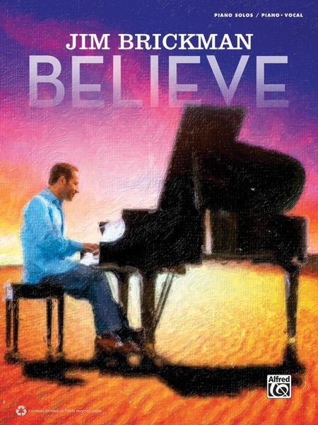 Jim Brickman: Believe Default Alfred Music Publishing Music Books for sale canada