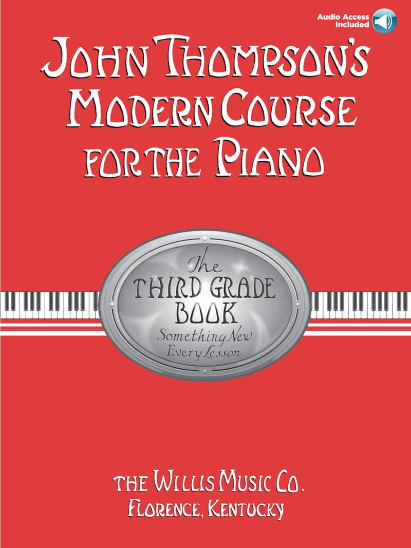 John Thompson's Modern Course for the Piano, Third Grade (Book/Audio) Hal Leonard Corporation Music Books for sale canada