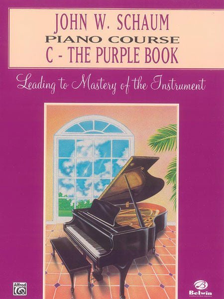John W. Schaum Piano Course, C: The Purple Book Alfred Music Publishing Music Books for sale canada