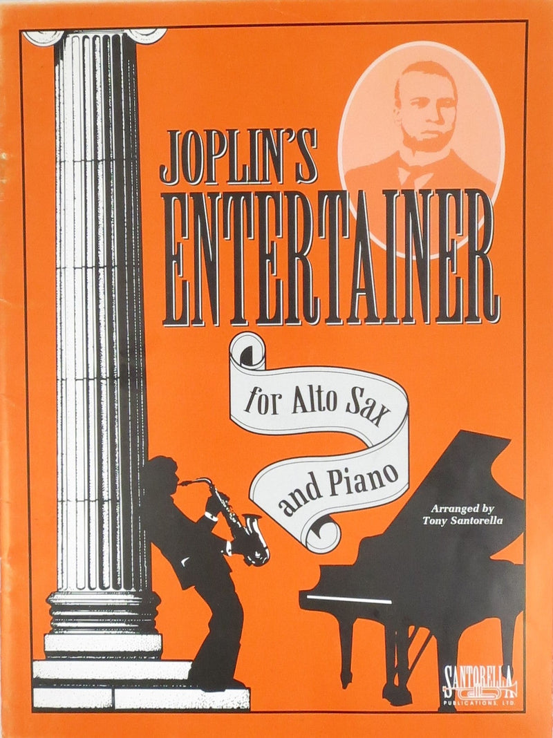 Joplin's Entertainer for Alto Sax & Piano Default Santorella Publications Sheet Music for sale canada