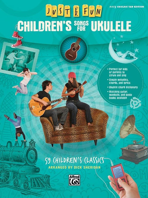 Just for Fun: Children's Songs for Ukulele, 59 Children's Classics Default Alfred Music Publishing Music Books for sale canada