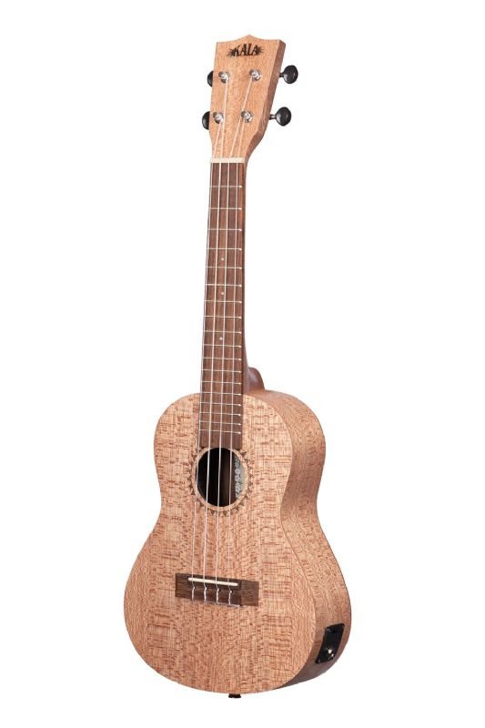 KALA Burled Meranti Concert Ukulele With EQ, Satin Kala Ukulele for sale canada