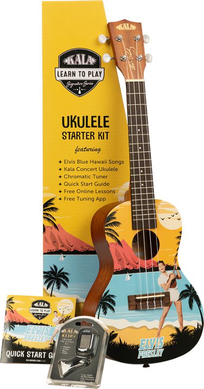 KALA Learn To Play Elvis Blue Hawaii Concert Ukulele Kala Ukulele for sale canada