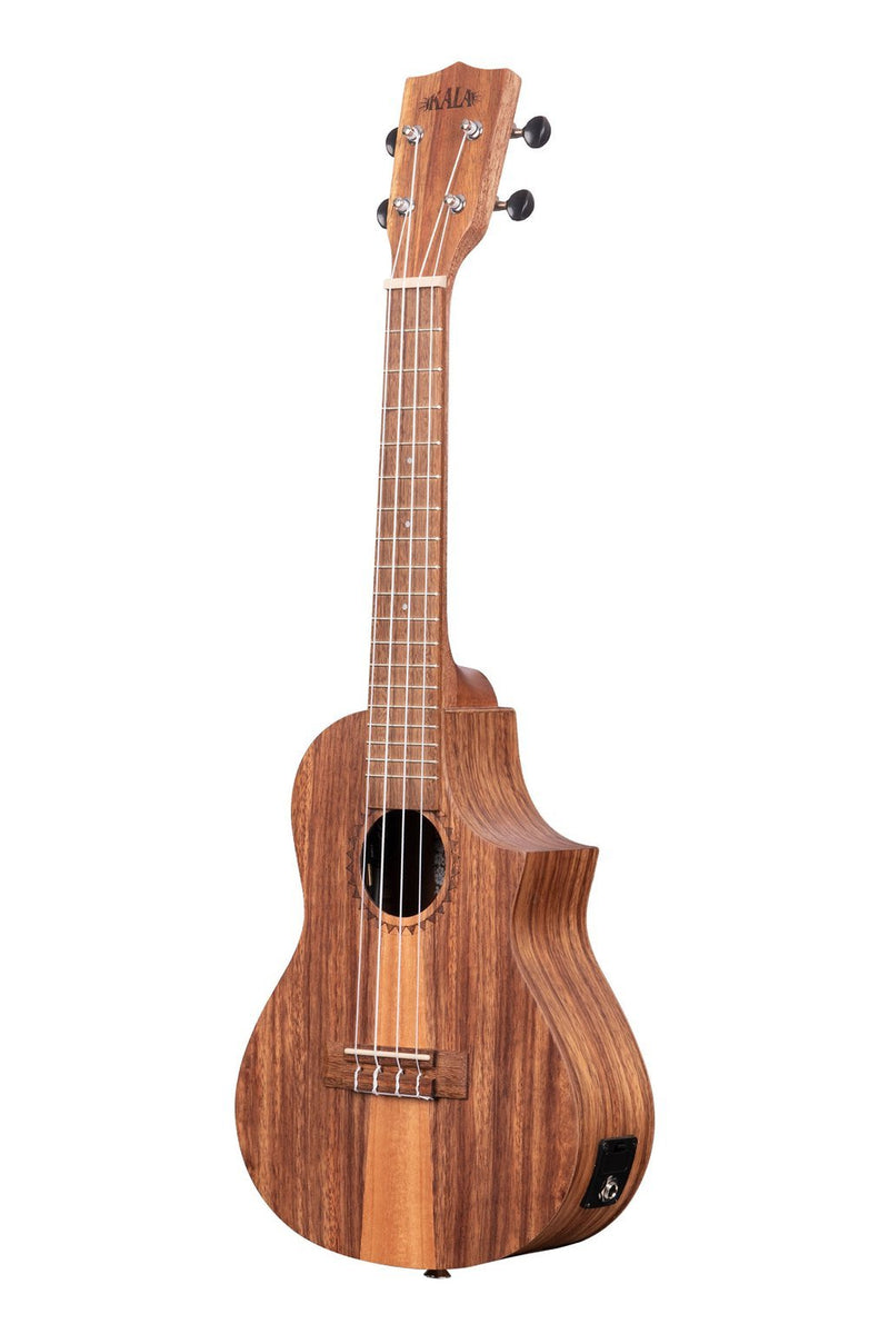 KALA Teak Tri-top Concert Ukulele With Cutaway & EQ Kala Ukulele for sale canada