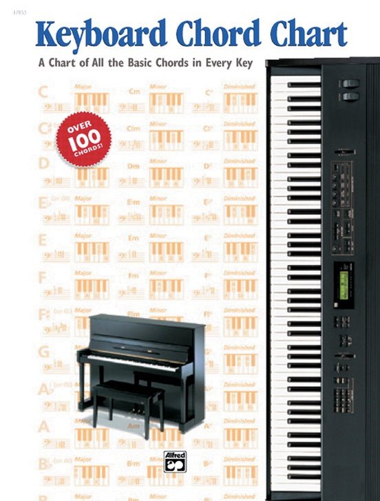 Keyboard Chord Chart Alfred Music Publishing Music Books for sale canada