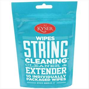 Kyser New Wipes-string Cleaner (pack 10) Kyser Musical Products Accessories for sale canada