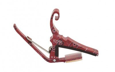 Kyser Quick-Change 6 String Guitar Acoustic Capo Red Bandana Kyser Musical Products Guitar Accessories for sale canada