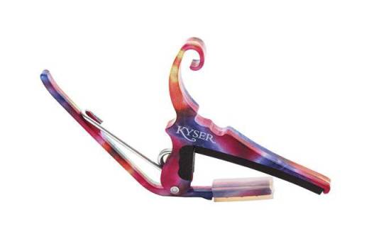 Kyser Quick-Change 6 String Guitar Acoustic Capo TIE DYE Kyser Musical Products Guitar Accessories for sale canada