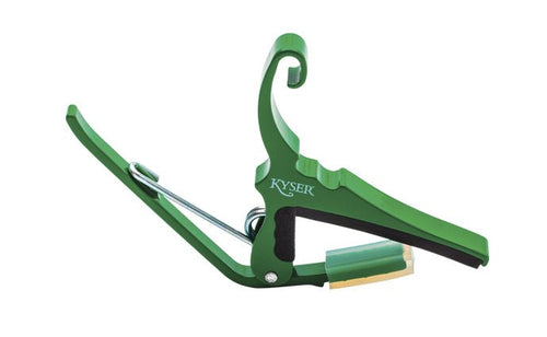 Kyser Quick-Change 6 String Guitar Acoustic Capo Emerald Green Kyser Musical Products Guitar Accessories for sale canada