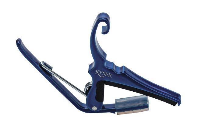 Kyser Quick-Change 6 String Guitar Acoustic Capo Blue Kyser Musical Products Guitar Accessories for sale canada