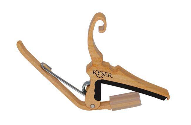 Kyser Quick-Change Acoustic Guitar Capo - Maple Kyser Musical Products Guitar Accessories for sale canada