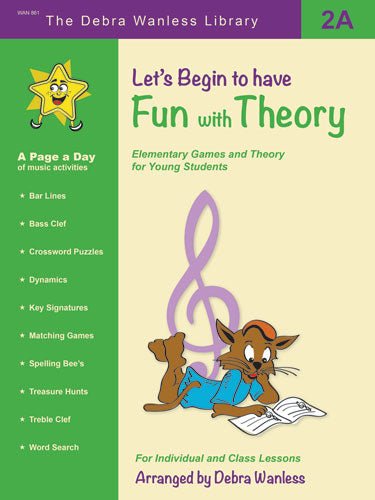 Let's Begin to have Fun with Theory 2A Debra Wanless Music Music Books for sale canada