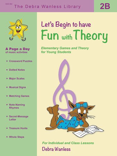 Let's Begin to have Fun with Theory 2B Debra Wanless Music Music Books for sale canada