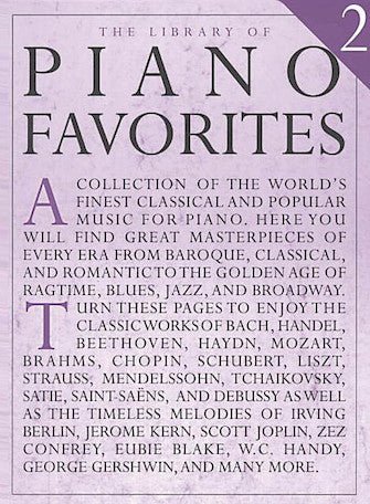 Library of Piano Favorites - Volume 2 Default Hal Leonard Corporation Music Books for sale canada