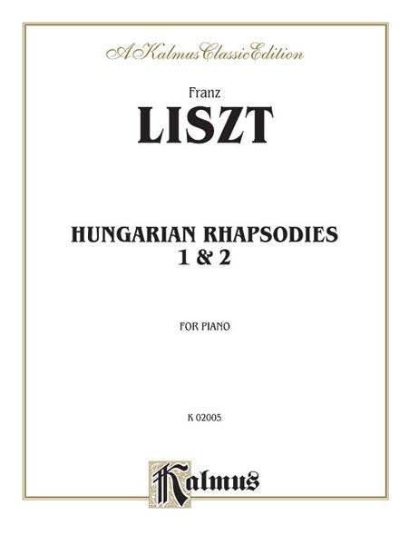 Liszt, Hungarian Rhapsodies, Nos. 1 & 2 Default Alfred Music Publishing Music Books for sale canada