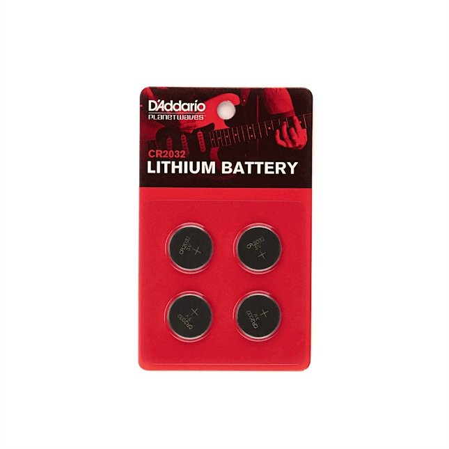 Lithium Battery, 4-Pack, CR2032 D'Addario &Co. Inc Tuner for sale canada