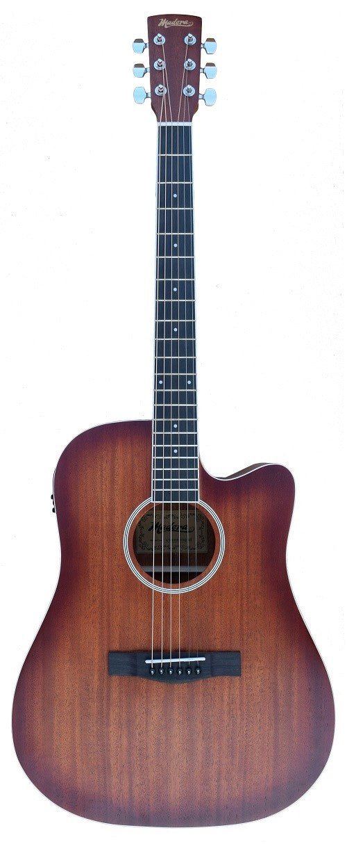 MADERA Acoustic Cutaway With Pickup Guitar MAMAH41CEQ/BST MATTE Madera Instrument for sale canada