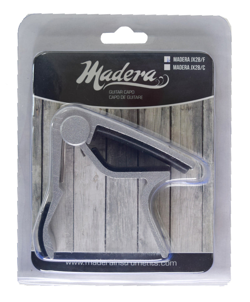 Madera Guitar Capo JX28/F for 6-Strings Guitar Silver Madera Guitar Accessories for sale canada