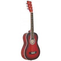 Madera LD301 Acoustic 1/2 Size Guitar 32" Red Burst Madera Instrument for sale canada