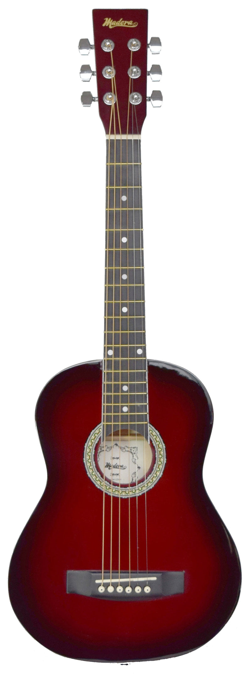 Madera LD301 Acoustic 1/2 Size Guitar 32" Wine Red Madera Instrument for sale canada