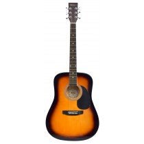 Madera LD411 Acoustic Full Size Guitar Sunburst Madera Instrument for sale canada