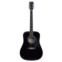 Madera LD411 Acoustic Full Size Guitar Black Madera Instrument for sale canada