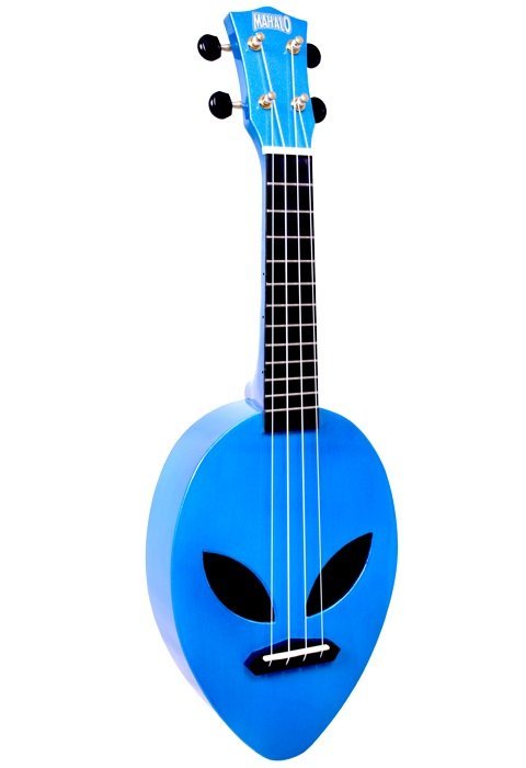 Mahalo Alien Soprano Ukulele Metalic Blue Mahalo Ukulele for sale canada