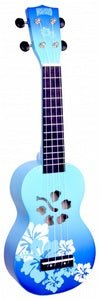 Mahalo Hawaii Soprano Ukulele Blue Burst B Mahalo Ukulele for sale canada