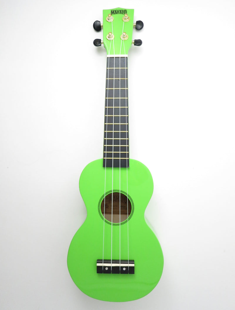 Mahalo Rainbow "R" Series Soprano Ukulele w/Bag Green Mahalo Ukulele for sale canada