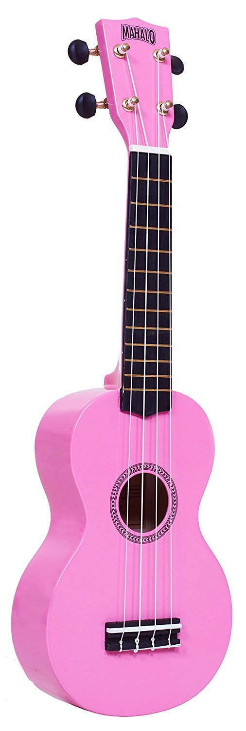 Mahalo Rainbow "R" Series Soprano Ukulele w/Bag Pink Mahalo Ukulele for sale canada