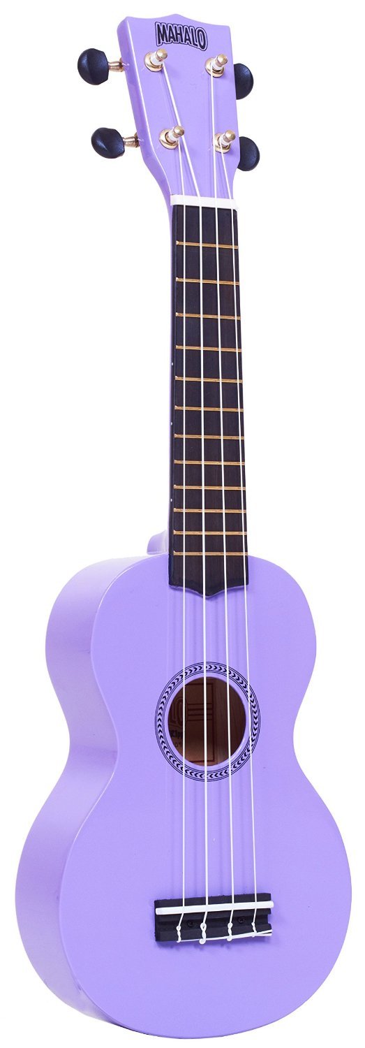 Mahalo Rainbow "R" Series Soprano Ukulele w/Bag Purple Mahalo Ukulele for sale canada