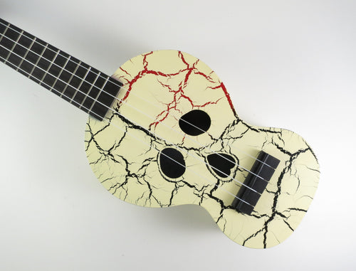 Mahalo Skull Soprano Ukulele w/Bag White Mahalo Ukulele for sale canada