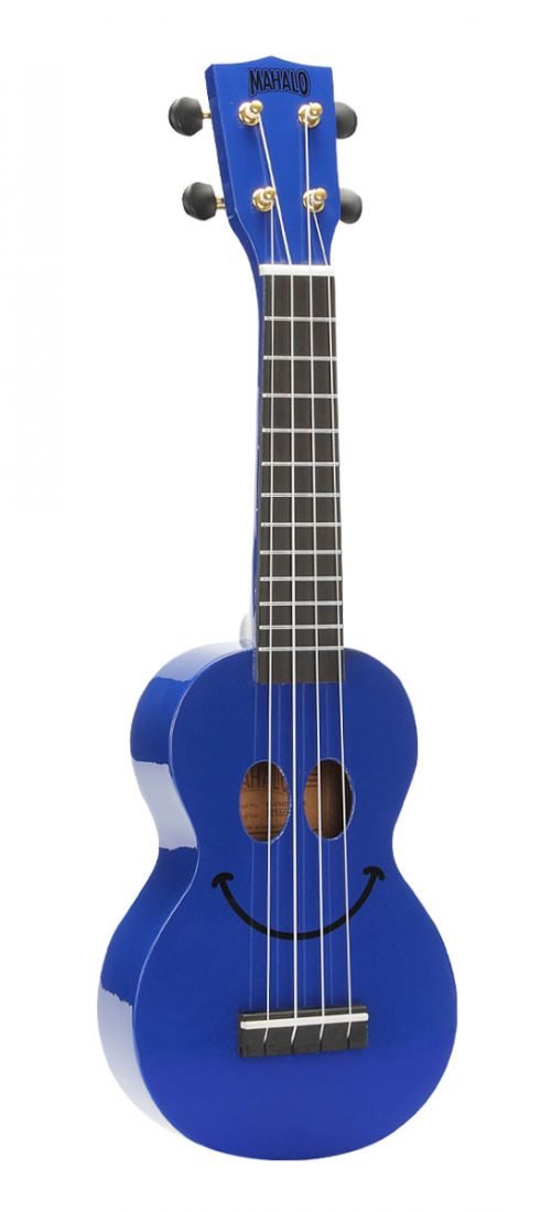 Mahalo U Smile Soprano With Bag Blue Mahalo Ukulele for sale canada