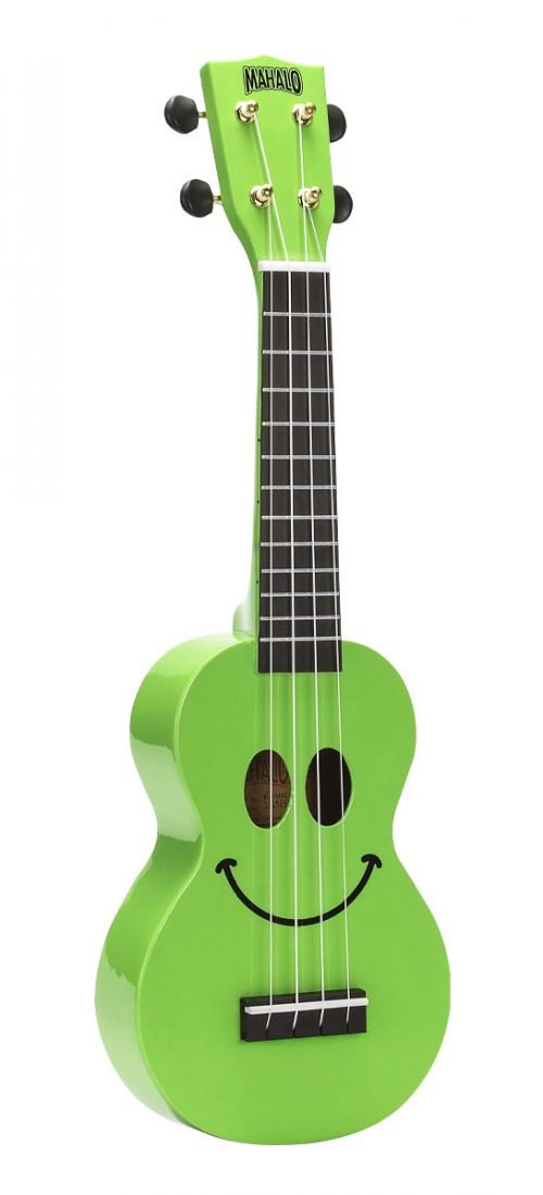 Mahalo U Smile Soprano With Bag Green Mahalo Ukulele for sale canada