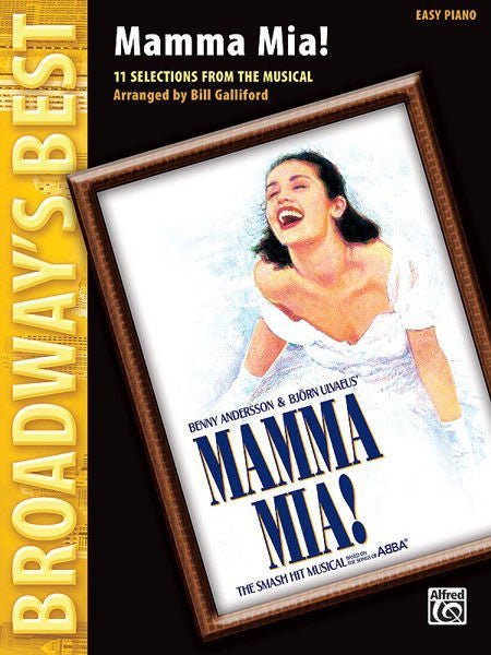 Mamma Mia! (Broadway's Best) Selections from the Musical Alfred Music Publishing Music Books for sale canada