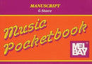 Manuscript 6-Stave Music Pocketbook Default Mel Bay Publications, Inc. Manuscript paper for sale canada