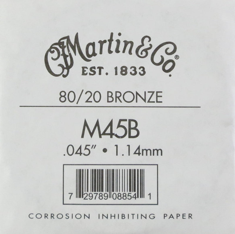 Martin & Co M45B Single Guitar String Acoustic Bronze 1.14mm Martin & Co. Stringed Accessories for sale canada