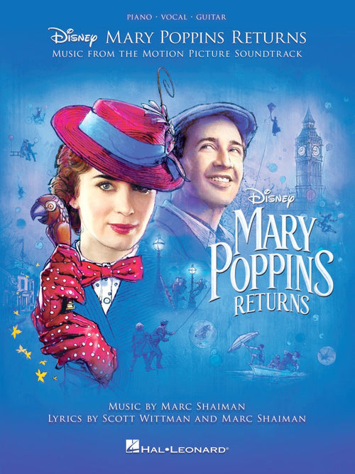 Mary Poppins Returns P/V/G Hal Leonard Corporation Music Books for sale canada