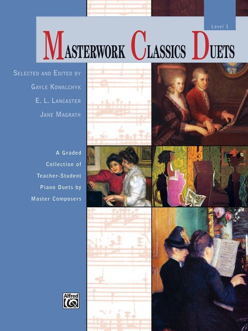 Masterwork Classics Duets, Level 1 Default Alfred Music Publishing Music Books for sale canada