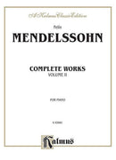 Mendelson, Complete Works, Volume II Default Alfred Music Publishing Music Books for sale canada
