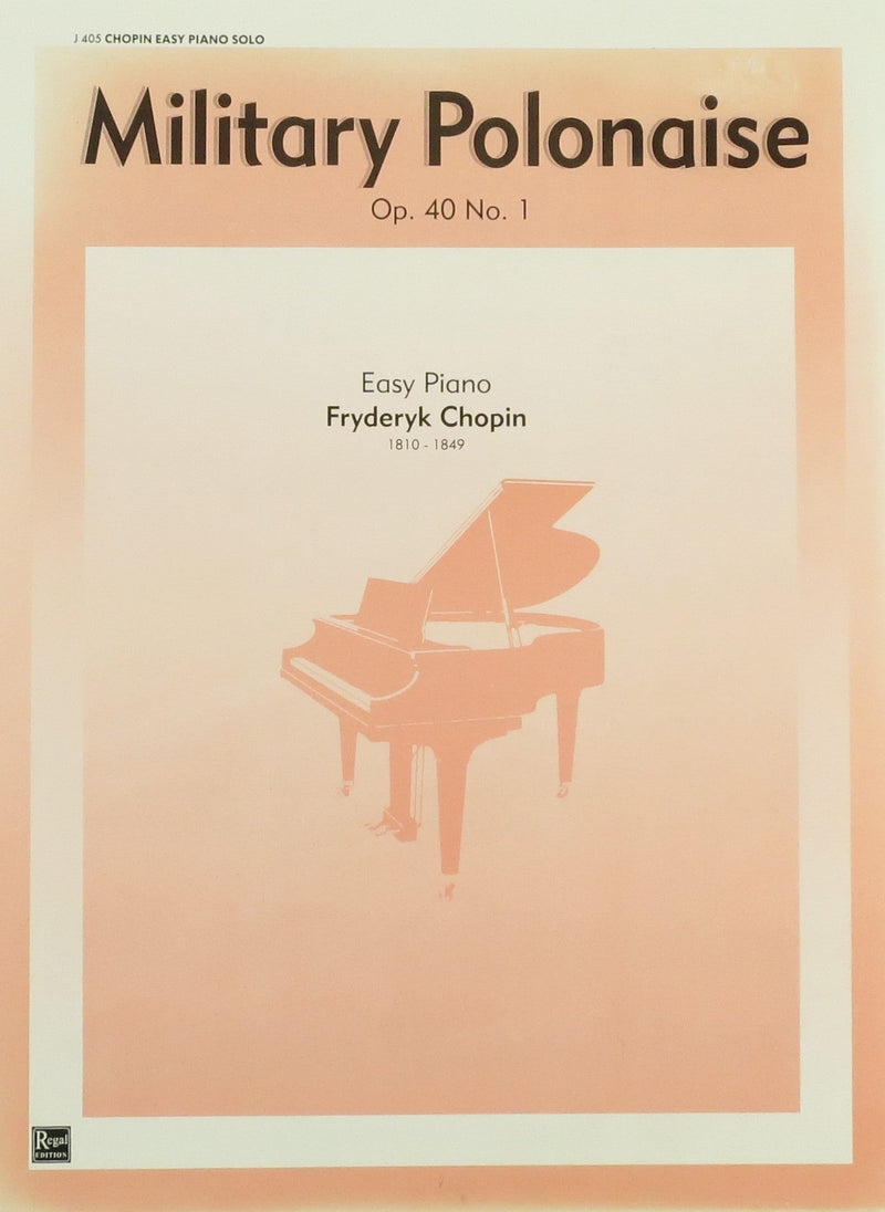 Military Polonaise Op. 40 No. 1, Easy Piano Mayfair Music Music Books for sale canada