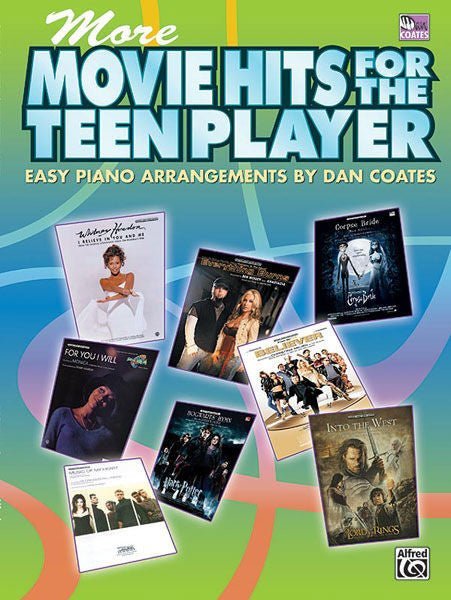 More Movie Hits for the Teen Player,Easy Piano Default Alfred Music Publishing Music Books for sale canada