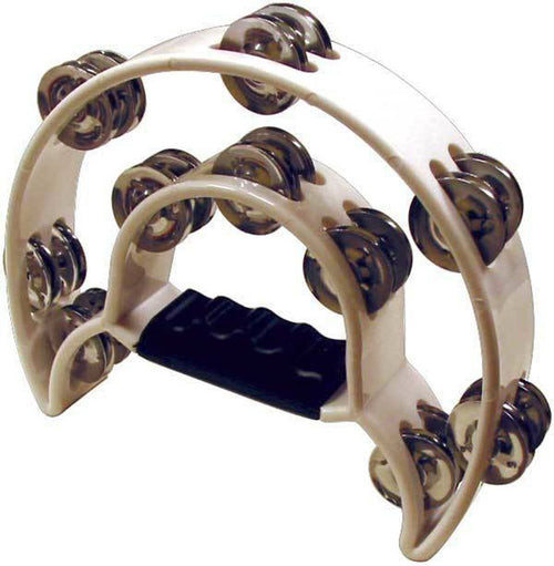 MP Double Cutaway Tambourine White Mano Percussion Accessories for sale canada