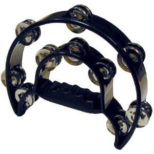 MP Double Cutaway Tambourine Black Mano Percussion Accessories for sale canada