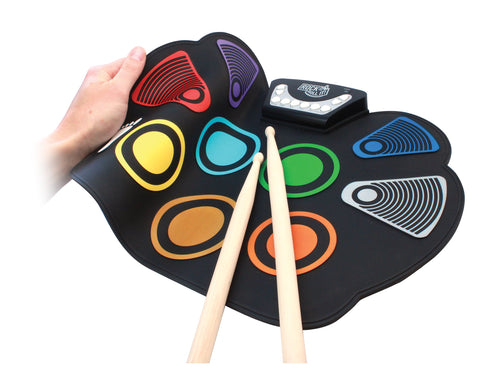 Mukikim Rock and Roll It! Color CODEDRUM Flexible Roll-Up Drum Kit Mukikim Instrument for sale canada