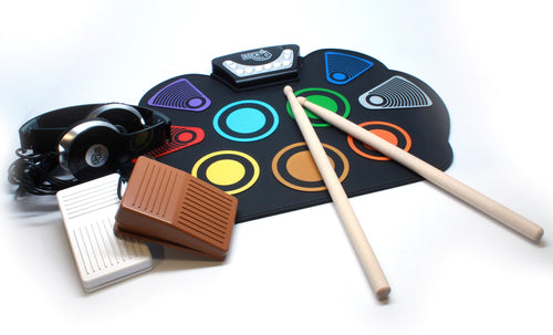 Mukikim Rock and Roll It! Color CODEDRUM Flexible Roll-Up Drum Kit Mukikim Instrument for sale canada