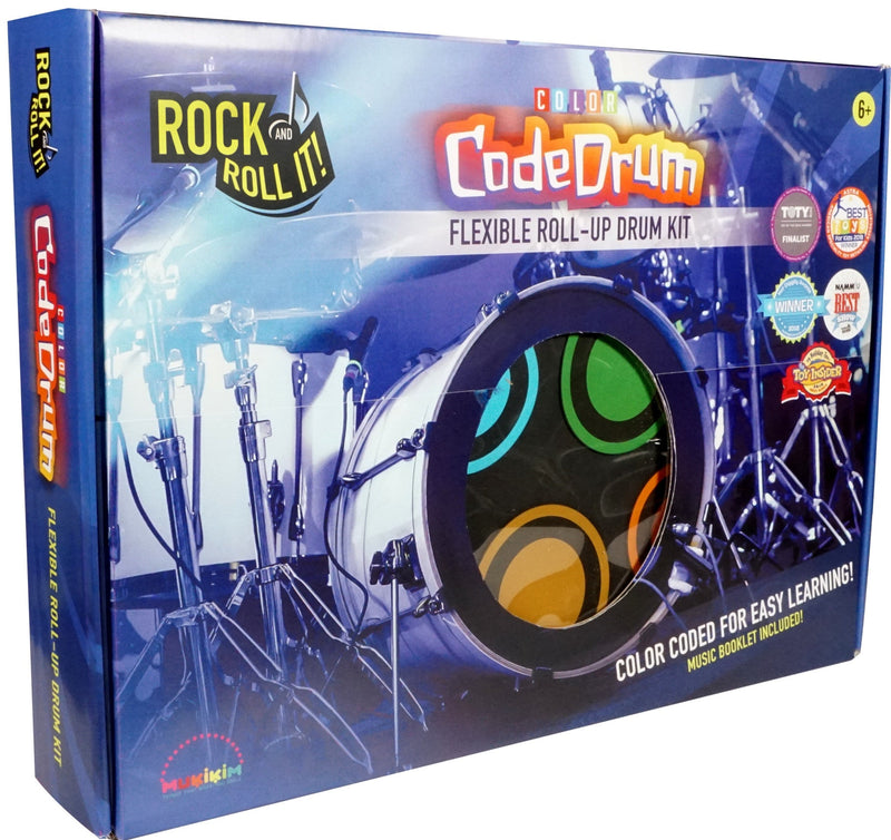 Mukikim Rock and Roll It! Color CODEDRUM Flexible Roll-Up Drum Kit Mukikim Instrument for sale canada