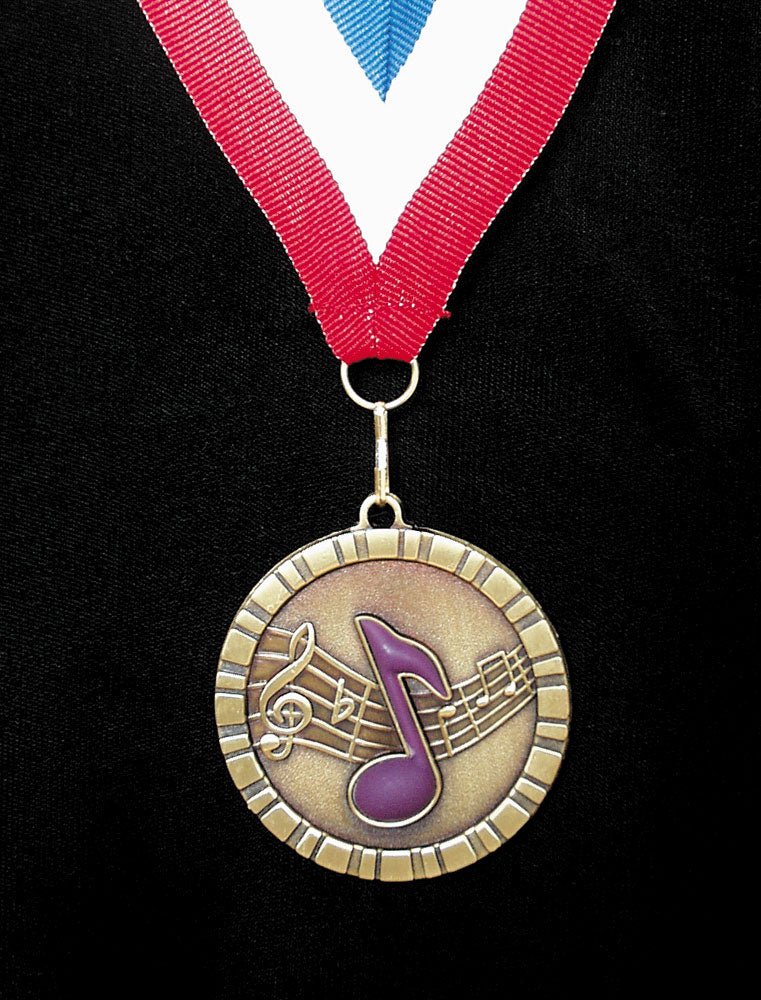 Music Award Medal 3-D Music Treasures Novelty for sale canada