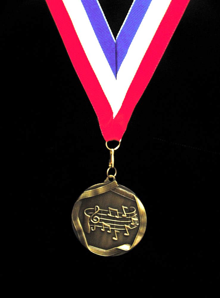 Music Note Medal Gold Music Treasures Novelty for sale canada