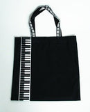 Music Note Tote Bag Keyboard - Black Music Treasures Accessories for sale canada